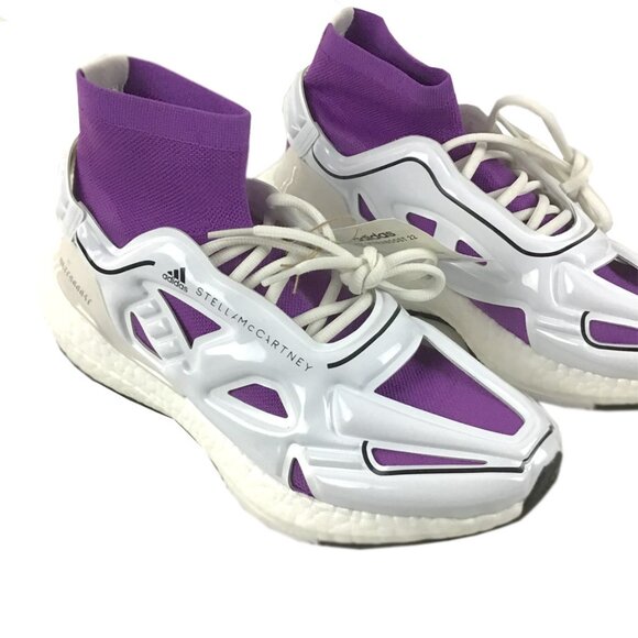 Stella McCartney for Adidas Ultraboost Sneakers White Purple - Picture 5 of 12
